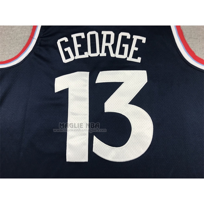 Maglia
 Paul George NO 13 Los Angeles Clippers Icon 2024-25 Blu
